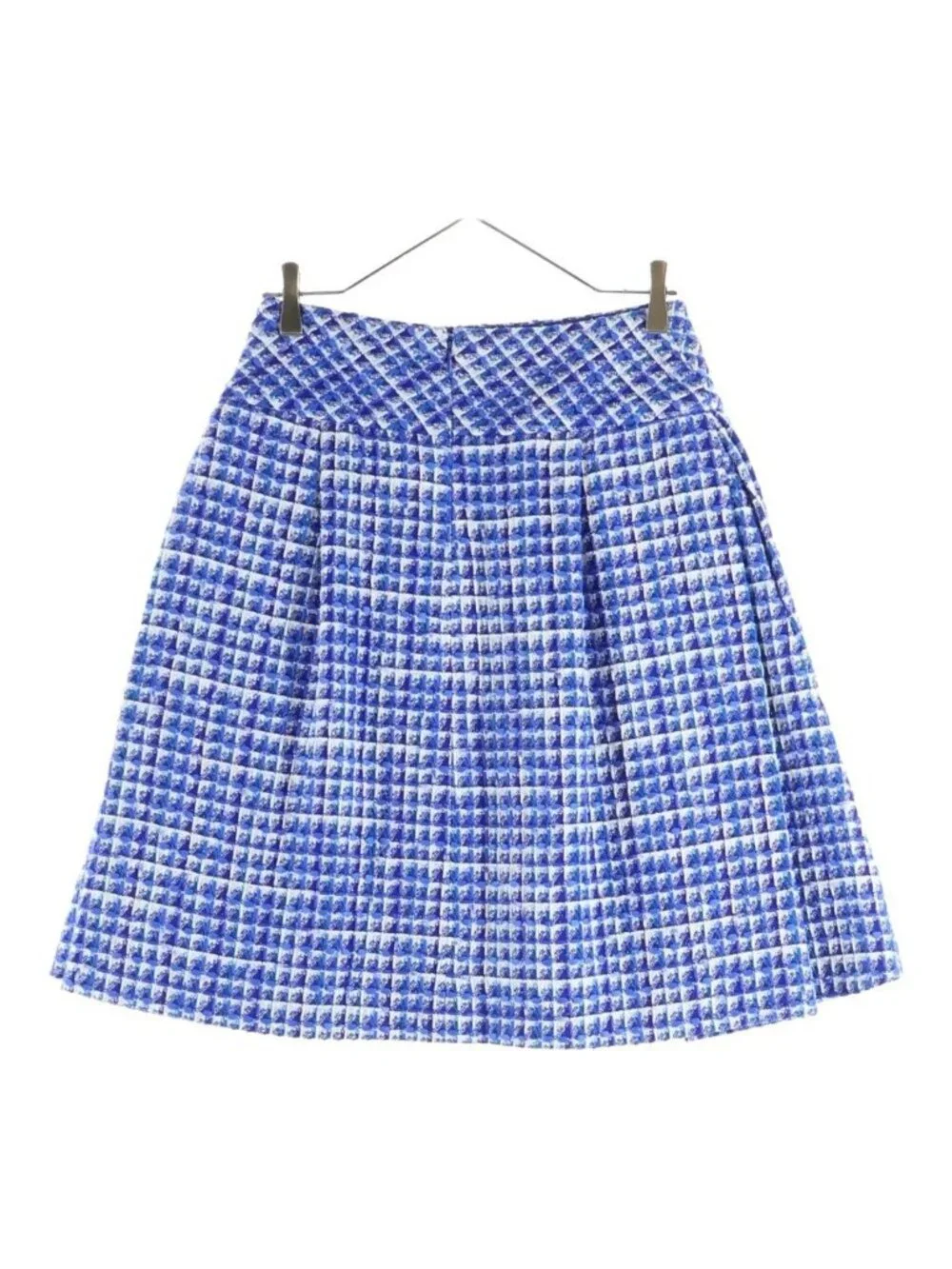 Chanel Tweed Skirt Blue